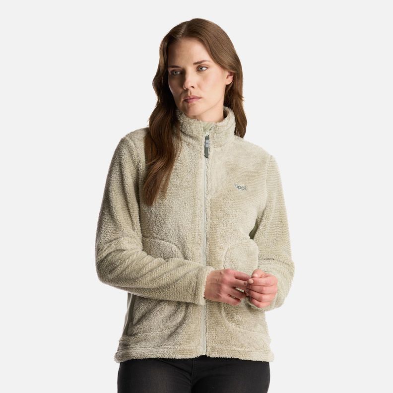 Chaqueta Mujer Ferret Shaggy-Pro Jacket Verde Grisaceo Lippi I24-1