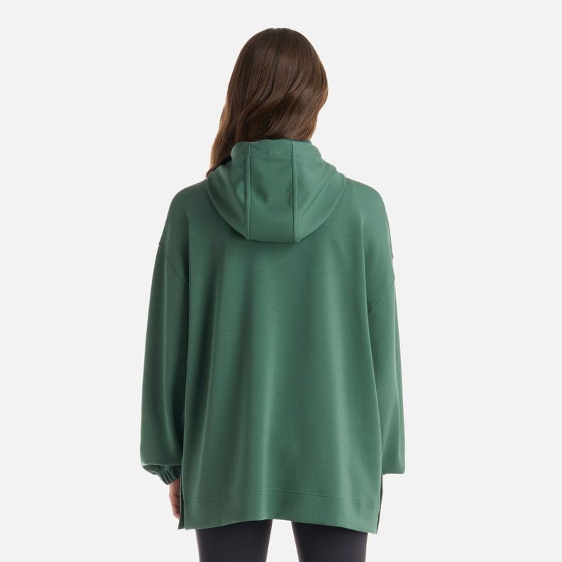 Polerón Mujer CityScape Sweatshirt Verde Botella Lippi I25-2