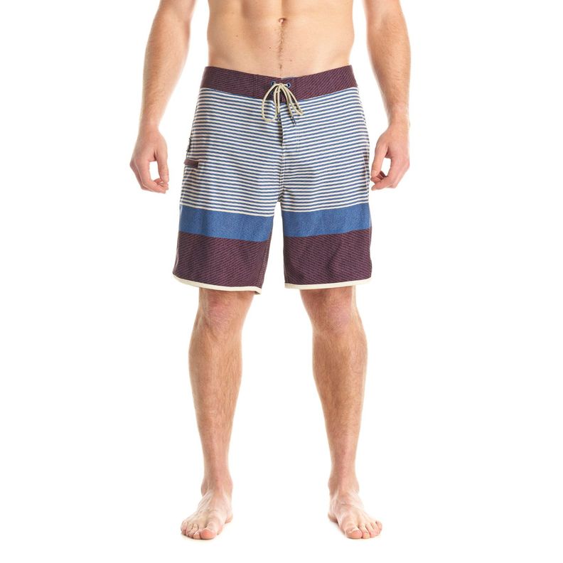 Short Hombre Performance Swimwear Azul Vino Lippi-1