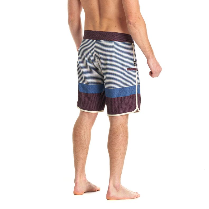 Short Hombre Performance Swimwear Azul Vino Lippi-4