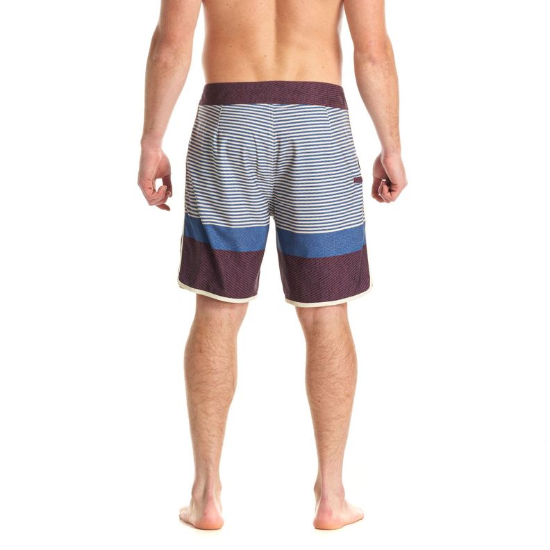 Short Hombre Performance Swimwear Azul Vino Lippi-5