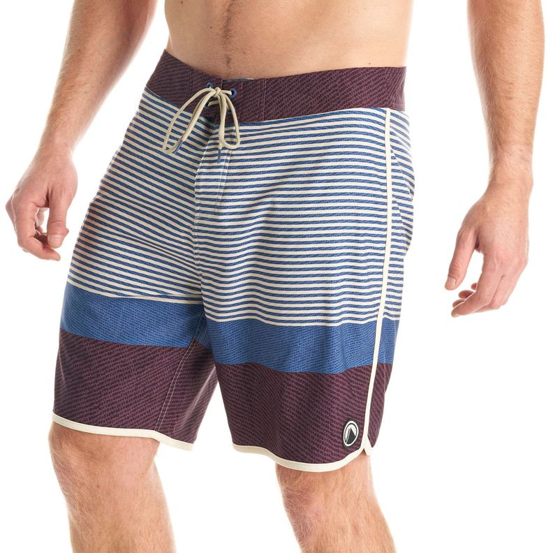 Short Hombre Performance Swimwear Azul Vino Lippi-6
