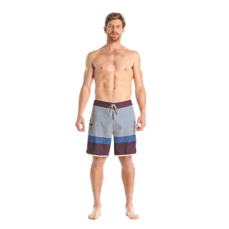 Short Hombre Performance Swimwear Azul Vino Lippi-8