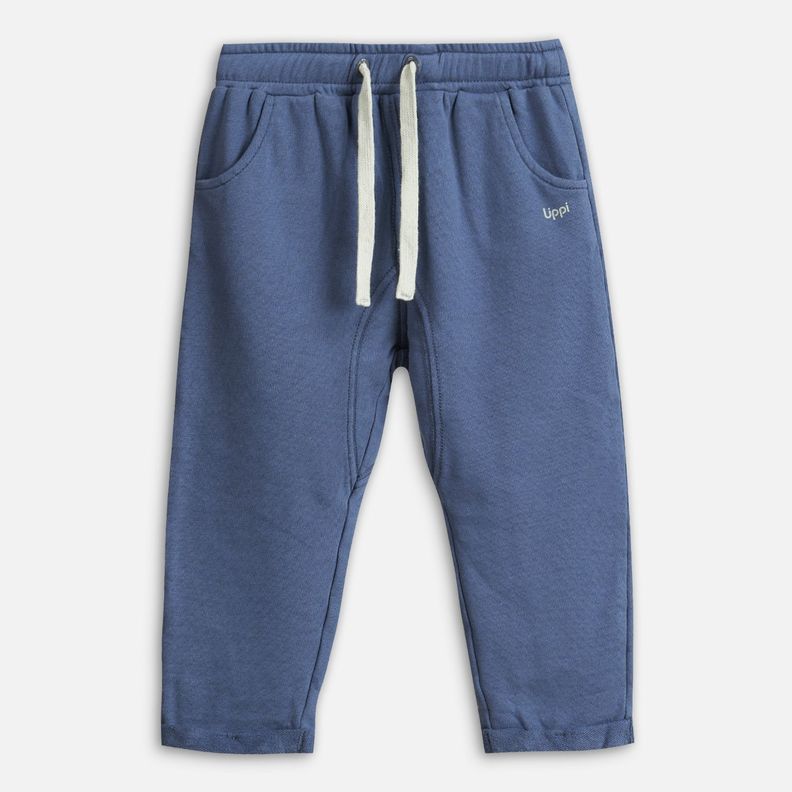 Pantalon Baby Boy Relaxed Pants Azul Noche Lippi-0