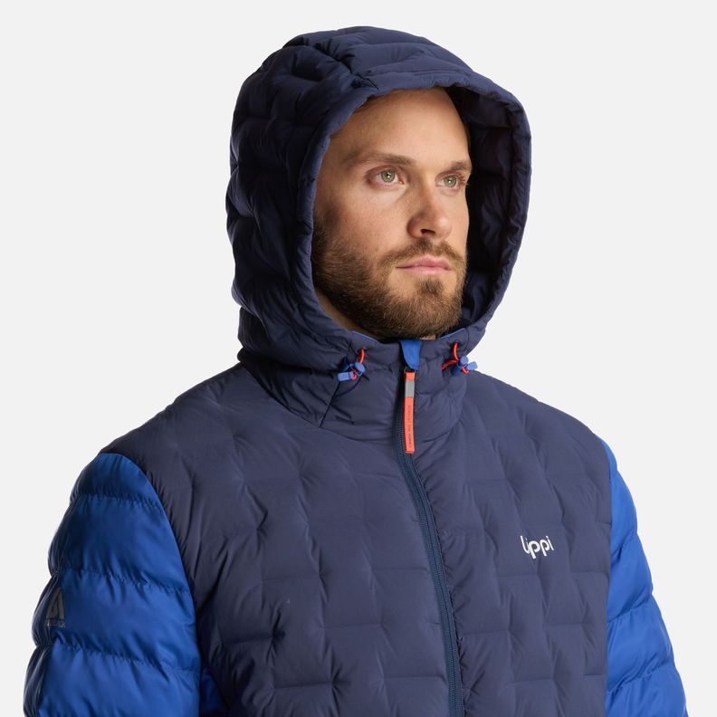 Chaqueta Hombre Bazpur EVO Down Hoody Jacket Azul Marino Lippi-4