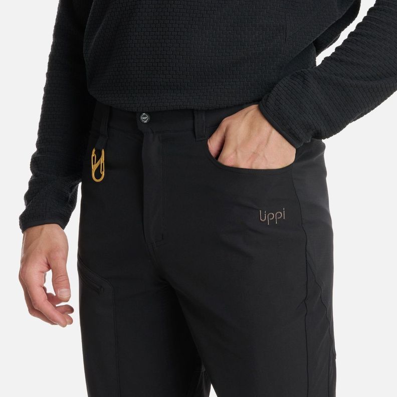 Pantalón Hombre Lennox Q-Dry Regular Fit Negro Lippi I25-3