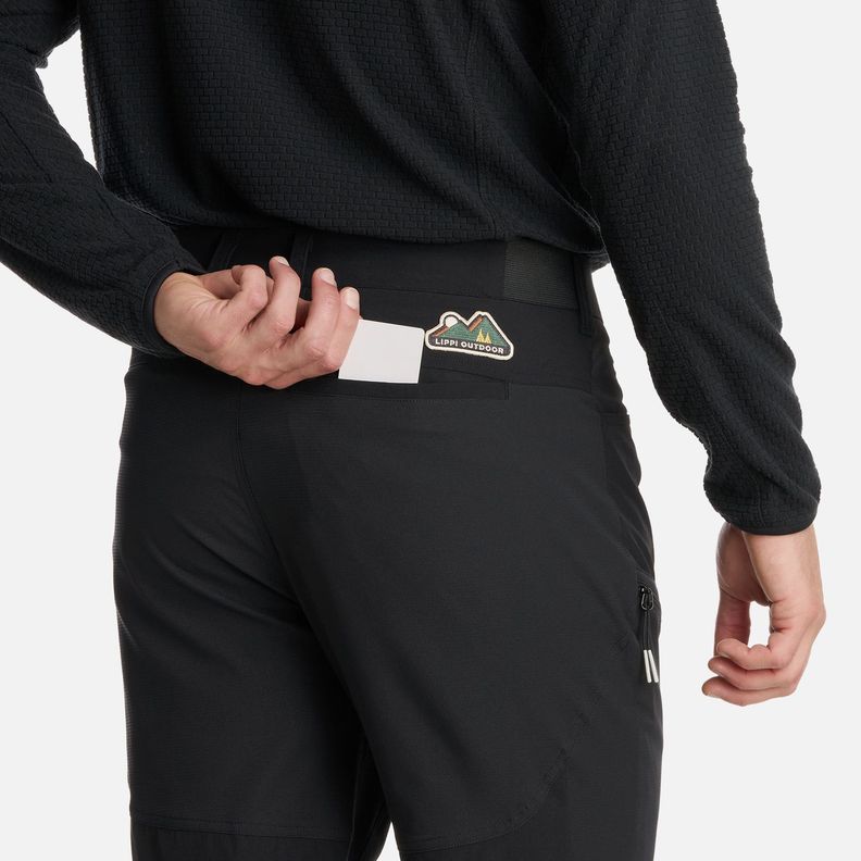 Pantalón Hombre Lennox Q-Dry Regular Fit Negro Lippi I25-5