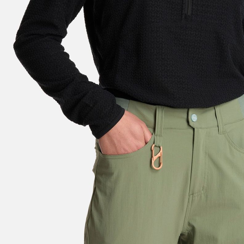 Pantalón Mujer Lennox QDry Mix2 Pants Jade Oscuro Lippi I25-3