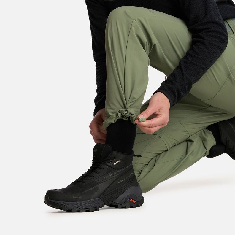 Pantalón Mujer Lennox QDry Mix2 Pants Jade Oscuro Lippi I25-5