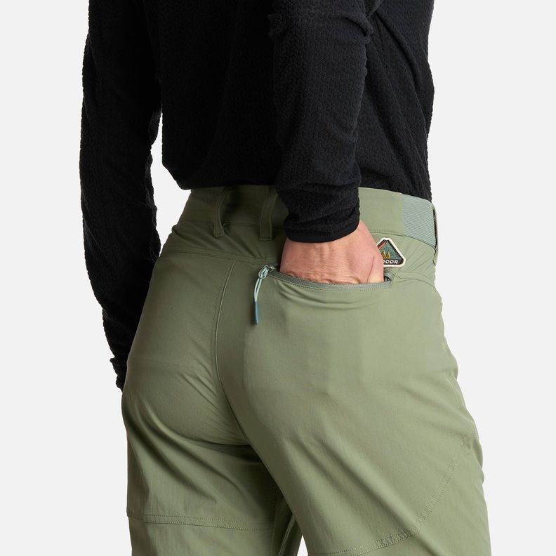 Pantalón Mujer Lennox QDry Mix2 Pants Jade Oscuro Lippi I25-6