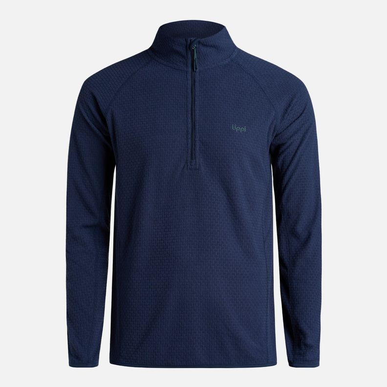 Polerón Hombre Jacaranda Nano-F 14 Zip Azul Lippi I25-5