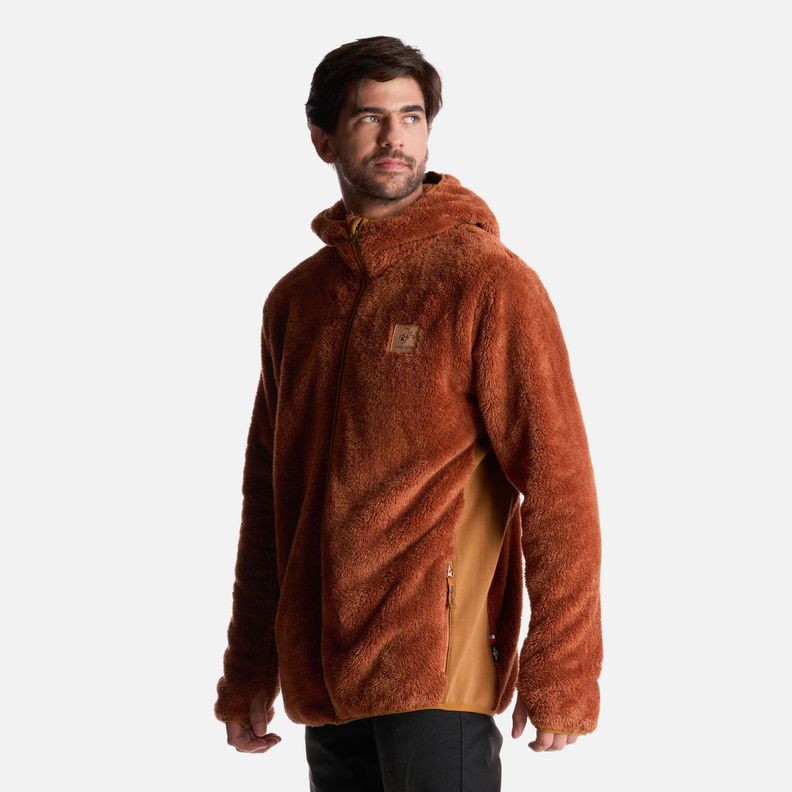 Poleron Hombre Calur-oso Terracota Haka Honu-1
