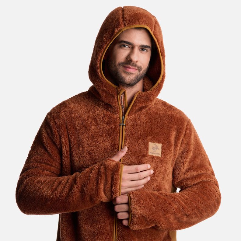 Poleron Hombre Calur-oso Terracota Haka Honu-4
