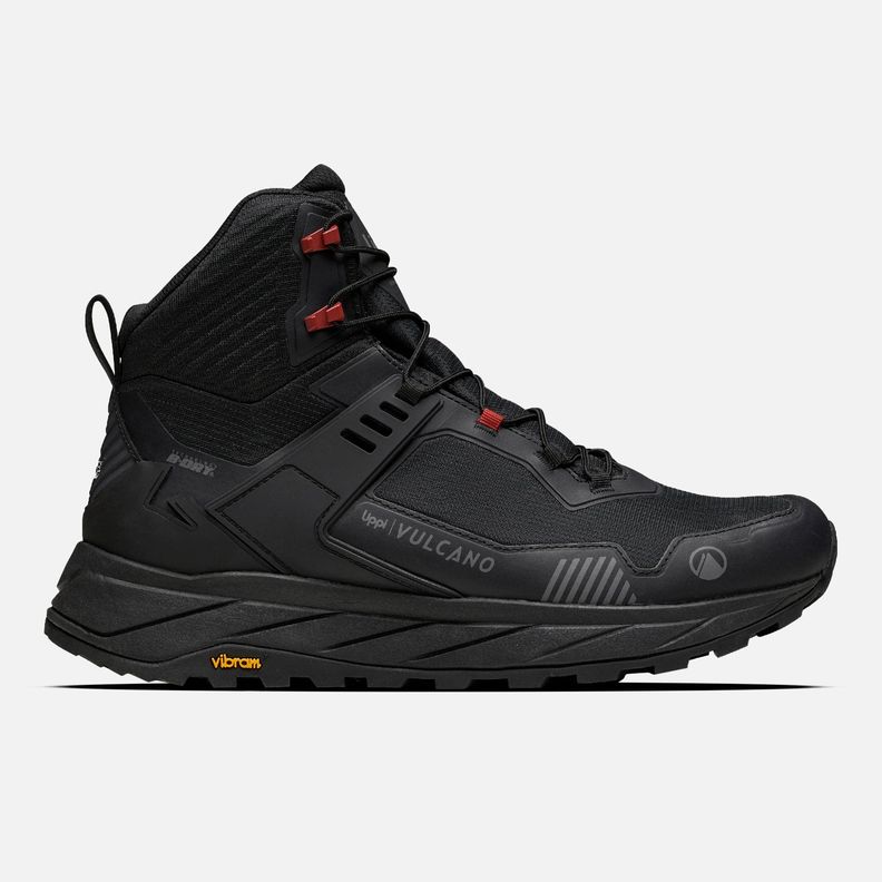 Zapatilla Hombre Atlas Mid Negro Rojo Lippi I24-0