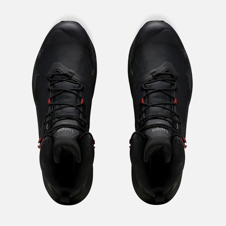 Zapatilla Hombre Atlas Mid Negro Rojo Lippi I24-5
