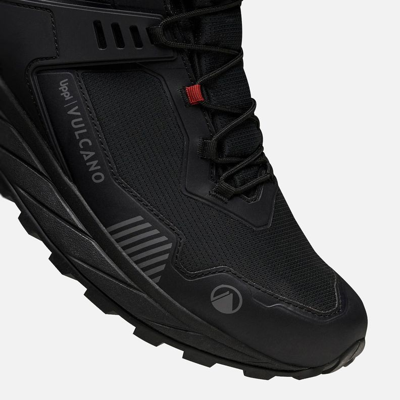 Zapatilla Hombre Atlas Mid Negro Rojo Lippi I24-6