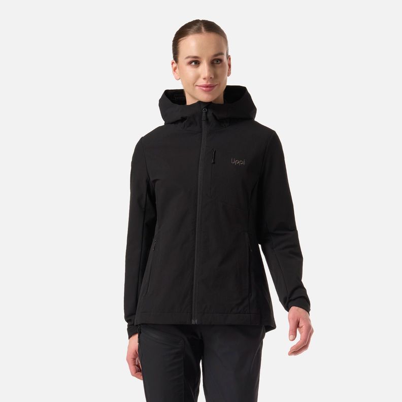 Chaqueta Mujer Wind-Trek Softshell Jacket Negro Lippi XS