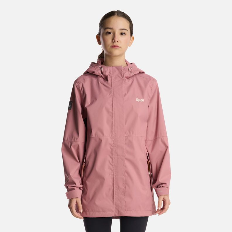 Chaqueta Teen Girl Blizzard B-Dry Hoody Rosa Oscuro Lippi-0