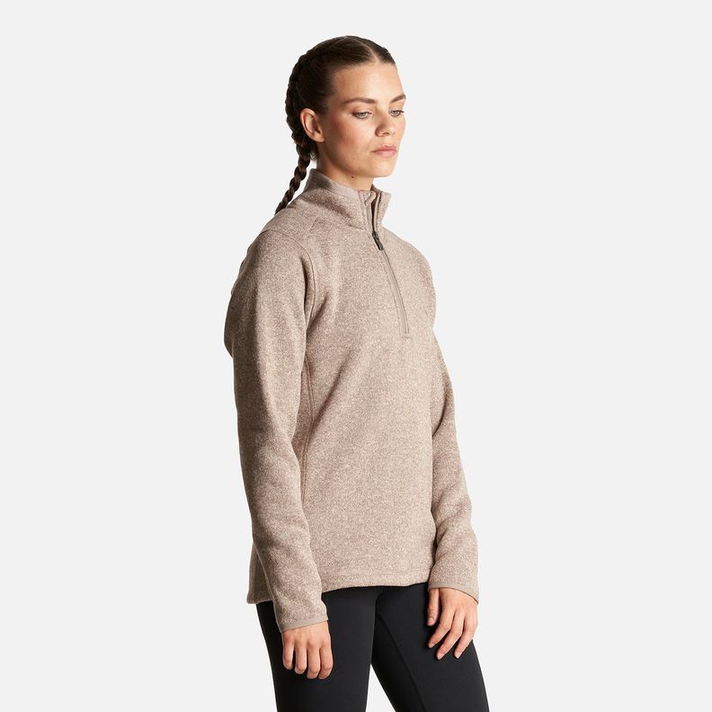 Poleron Mujer Coronado ThermPro Pullover Melange Beige Lippi-2
