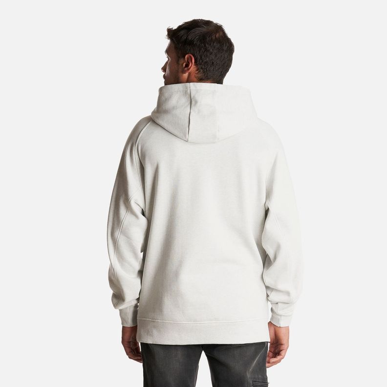 Poleron Hombre Insigne Hoody Sweatshirt Front Print Melange Gris Claro Lippi-3
