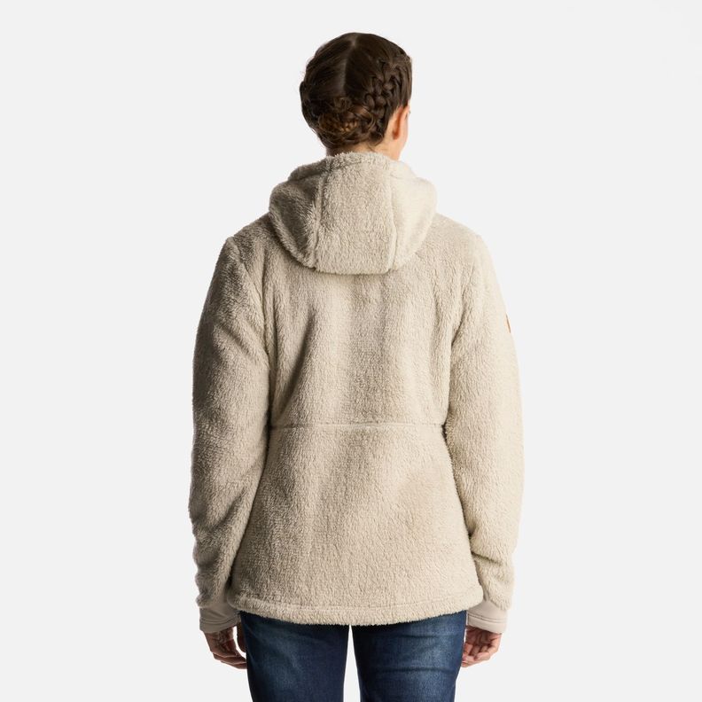 Chaqueta Mujer Bear Shaggy-Pro Hoody Jacket Beige Lippi-3