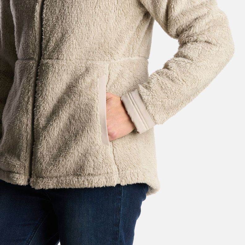 Chaqueta Mujer Bear Shaggy-Pro Hoody Jacket Beige Lippi-5