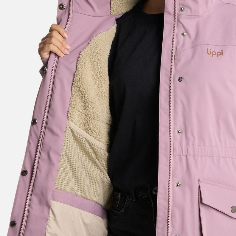 Chaqueta Teen Girl Roble B-Dry Hoody Jacket Malva Lippi I25-5