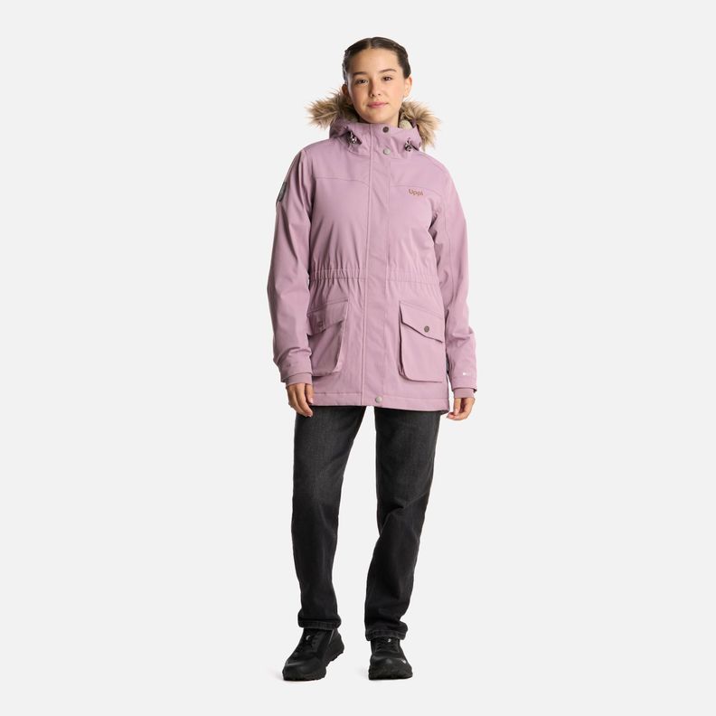 Chaqueta Teen Girl Roble B-Dry Hoody Jacket Malva Lippi I25-6