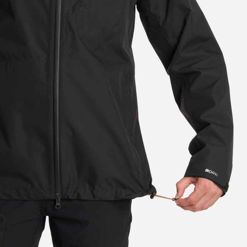 Chaqueta Hombre Shield B-Dry Hoody Jacket Negro Lippi I25-6
