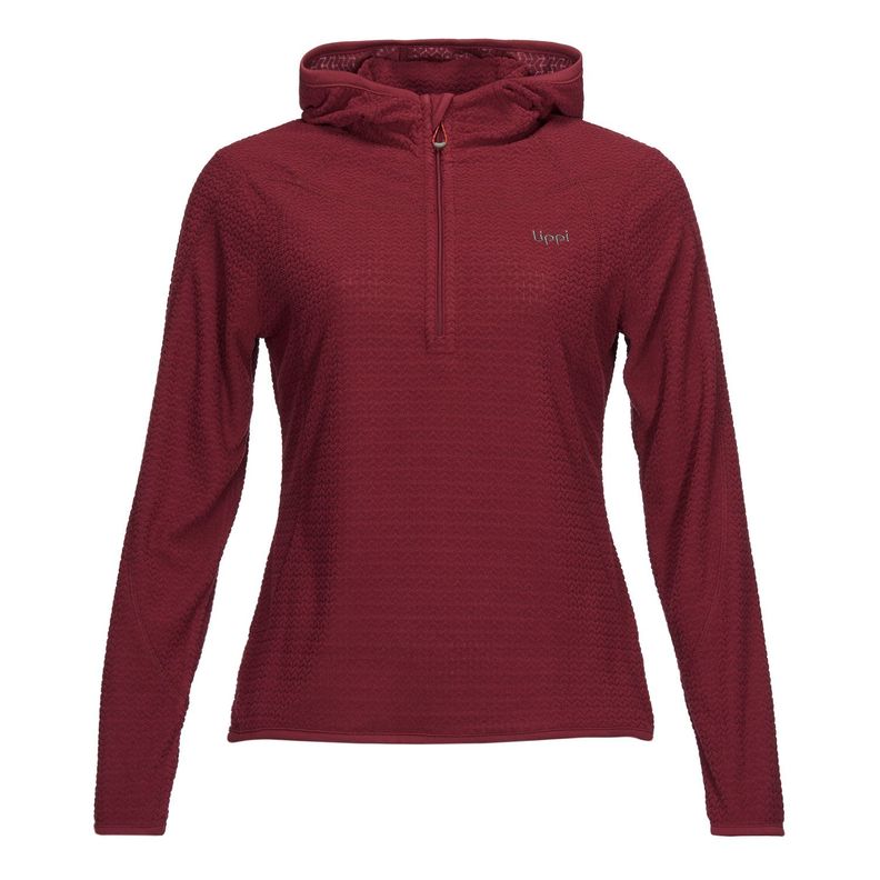 Poleron Mujer Jacaranda Nano-F 14 Zip Hoody Frambuesa Lippi V23-0