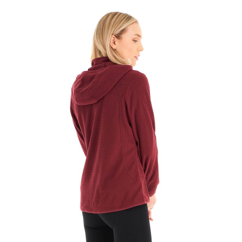 Poleron Mujer Jacaranda Nano-F 14 Zip Hoody Frambuesa Lippi V23-4