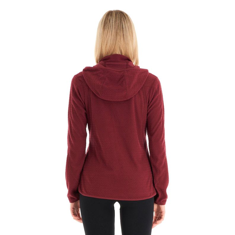 Poleron Mujer Jacaranda Nano-F 14 Zip Hoody Frambuesa Lippi V23-5