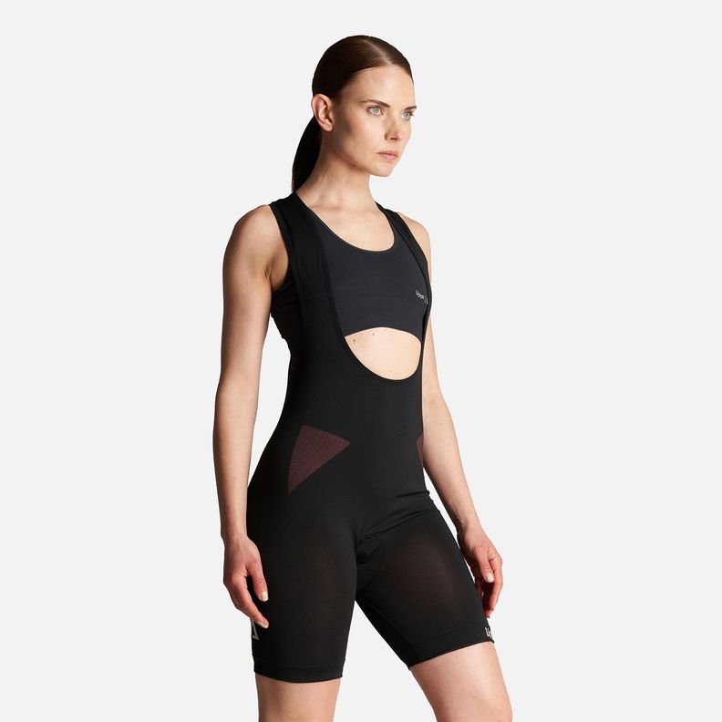 Calza Mujer 4 Bike Suit Seamless Short Grafito Lippi-2