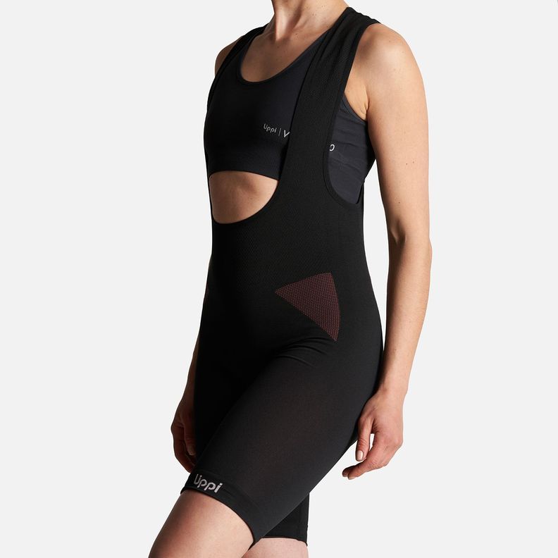 Calza Mujer 4 Bike Suit Seamless Short Grafito Lippi-5