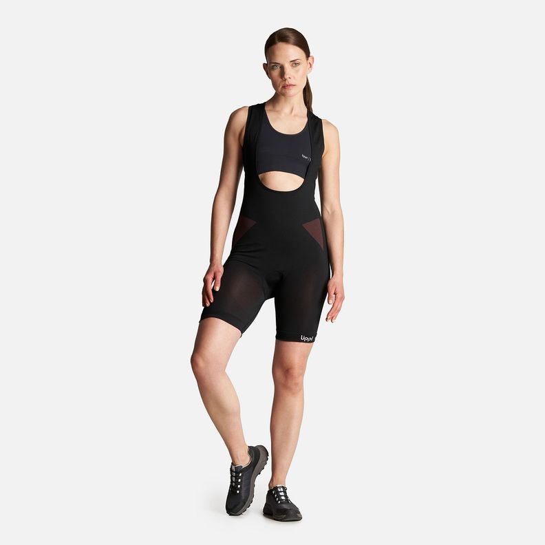 Calza Mujer 4 Bike Suit Seamless Short Grafito Lippi-8