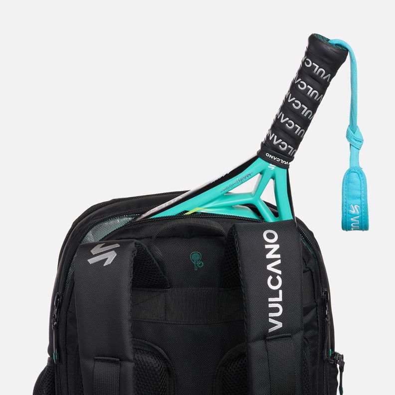 Mochila Mainshock Padel Backpack Negro Vulcano-6