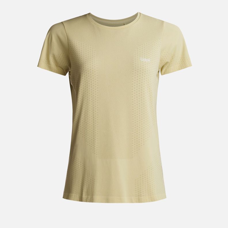 Polera Mujer  4 Run Seamless Trail Short Sleeve T-Shirt Amarillo Lippi-0