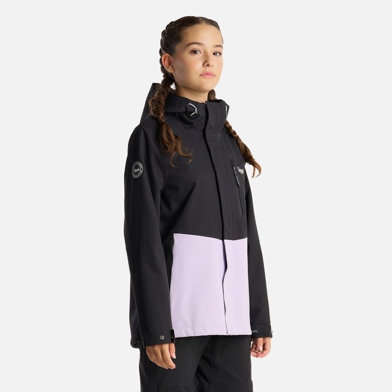 Chaqueta Teen Girl Massif B-Dry Hoody Jacket Negro Lippi-1