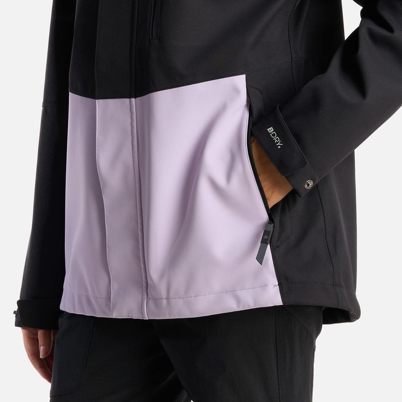 Chaqueta Teen Girl Massif B-Dry Hoody Jacket Negro Lippi-5