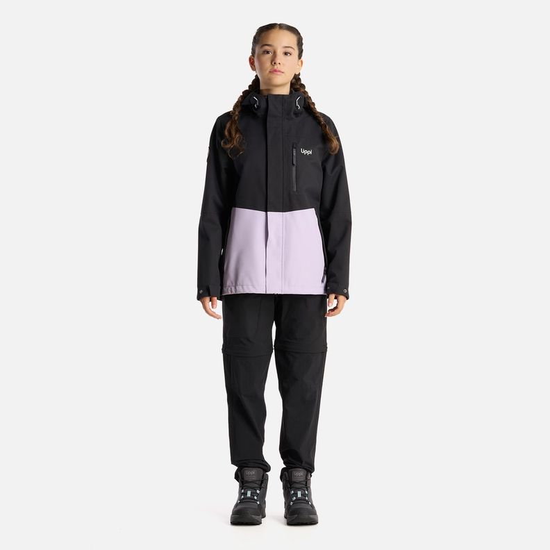 Chaqueta Teen Girl Massif B-Dry Hoody Jacket Negro Lippi-7