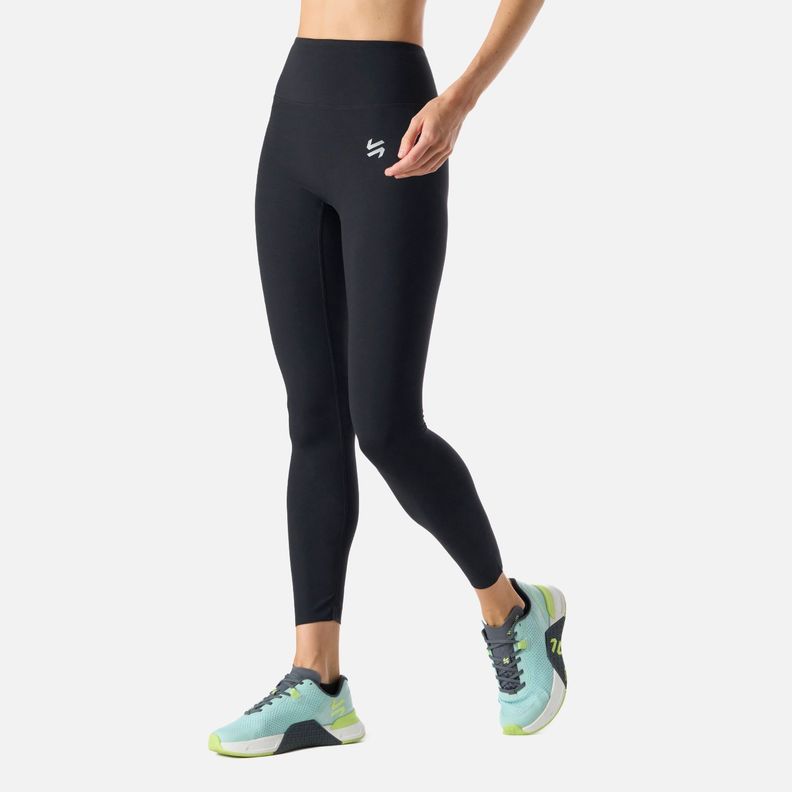 Calza Mujer Tempo 7/8 Super High Rise Leggins Negro Vulcano-1