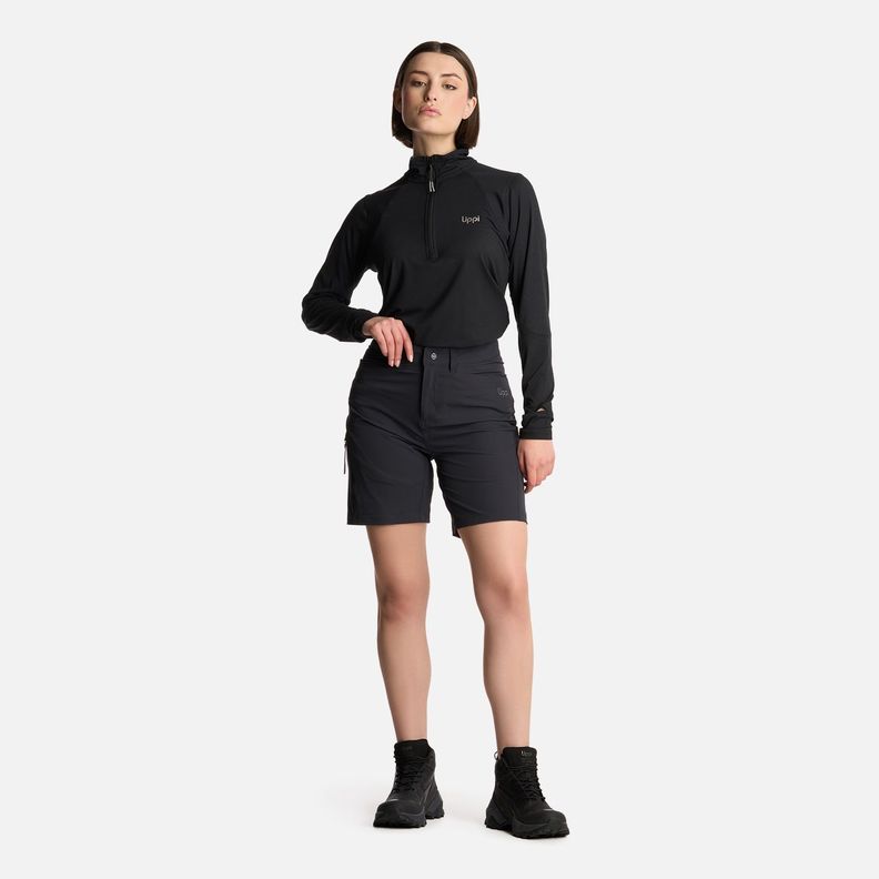 Short Mujer Puretrek Q-Dry Short Negro Lippi V25-5