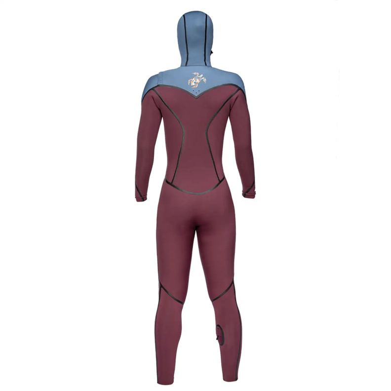 Traje De Surf Mujer Punani 5:4:3 Burdeo Haka Honu-1