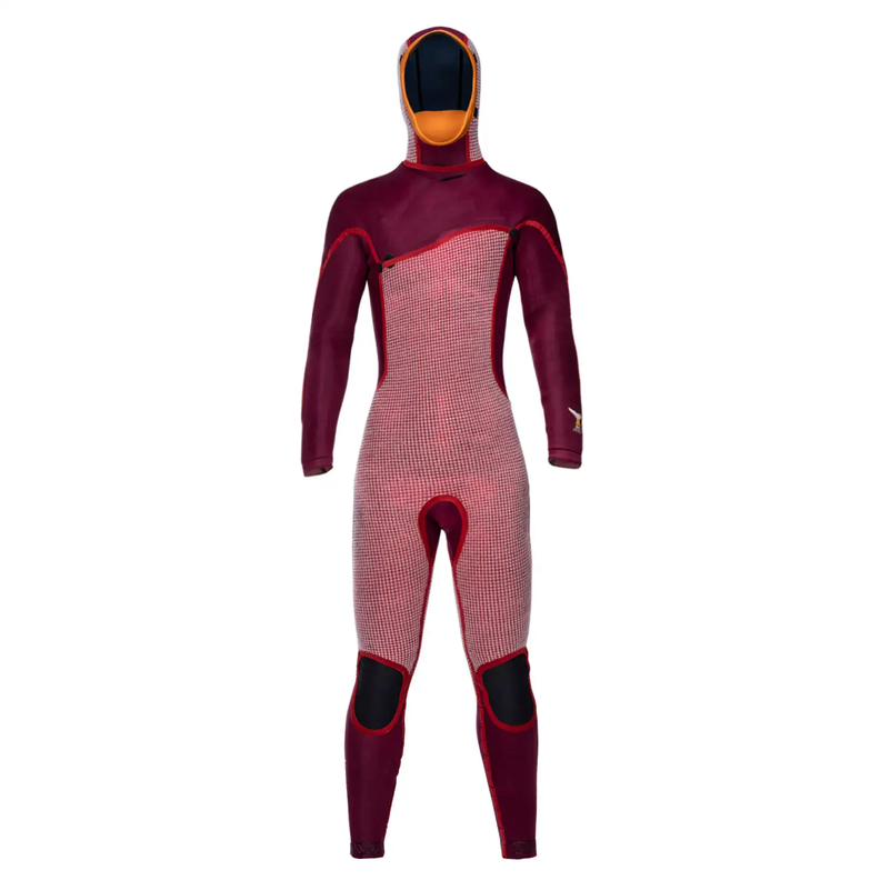 Traje De Surf Mujer Punani 5:4:3 Burdeo Haka Honu-7