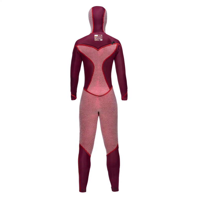 Traje De Surf Mujer Punani 5:4:3 Burdeo Haka Honu-8