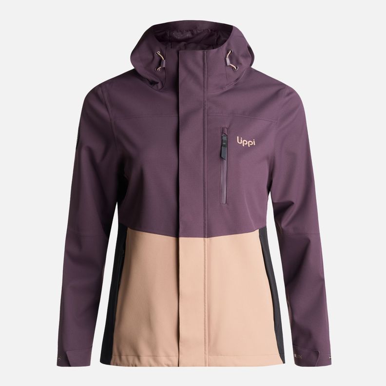 Chaqueta Teen Girl Massif B-Dry Hoody Jacket Morado Oscuro Lippi-0
