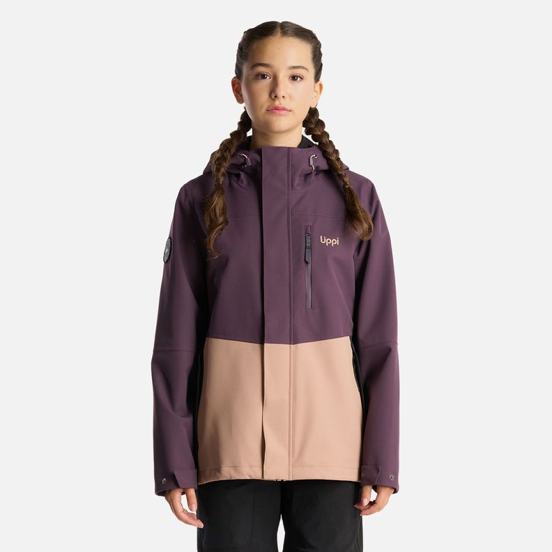 Chaqueta Teen Girl Massif B-Dry Hoody Jacket Morado Oscuro Lippi-1