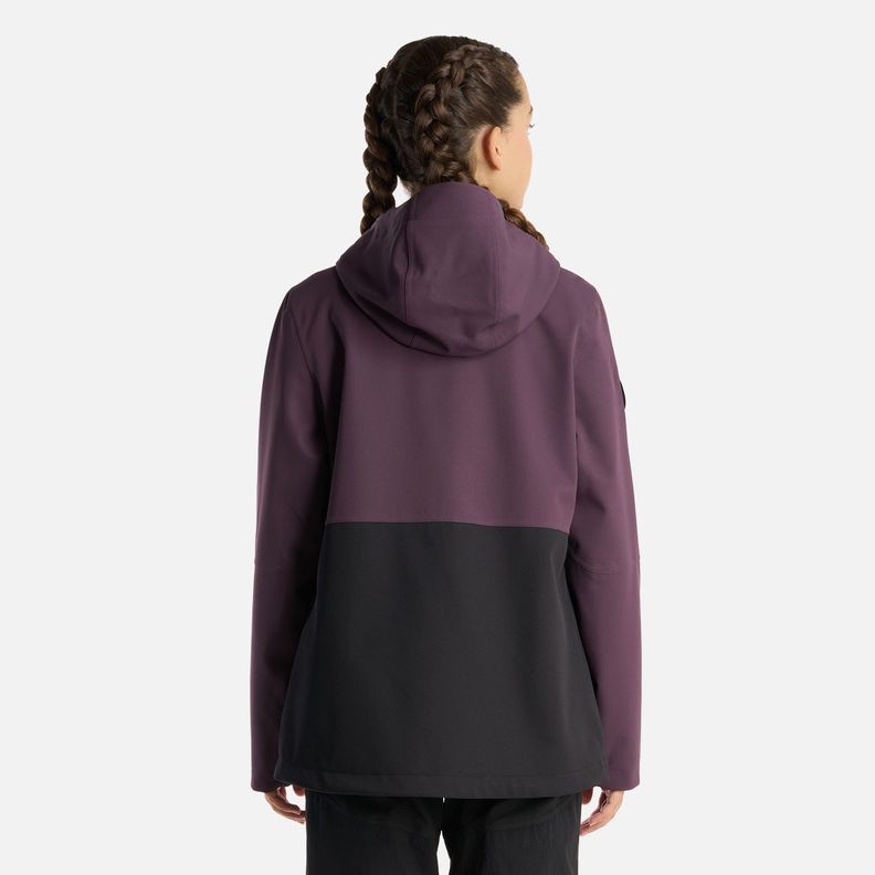 Chaqueta Teen Girl Massif B-Dry Hoody Jacket Morado Oscuro Lippi-4