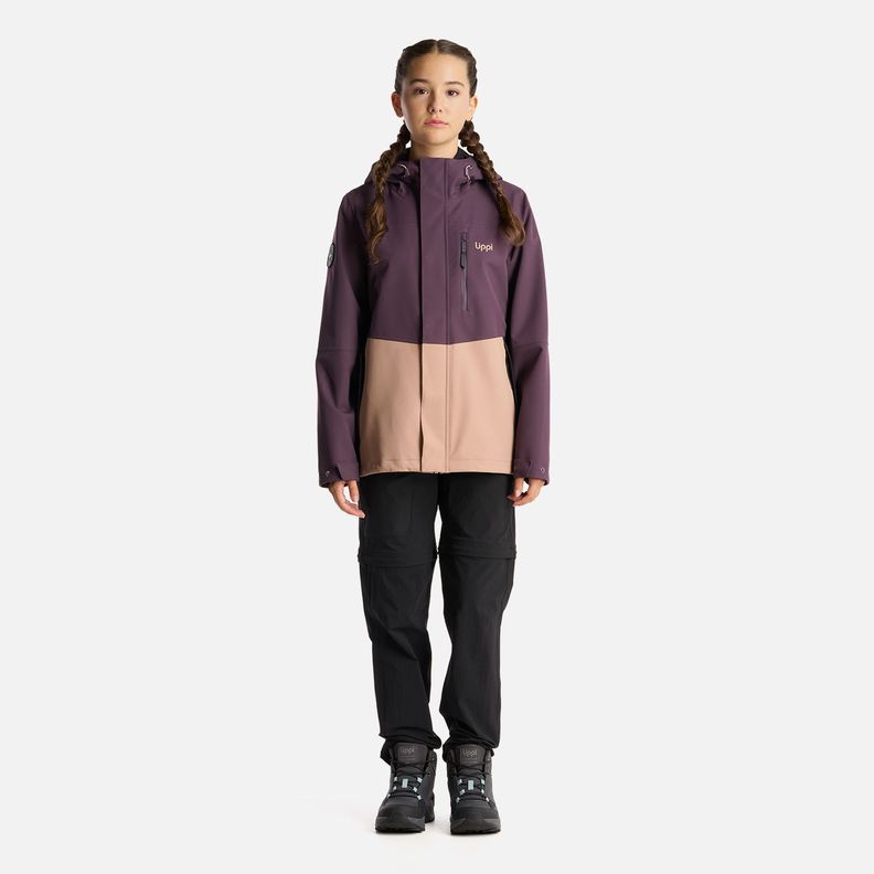 Chaqueta Teen Girl Massif B-Dry Hoody Jacket Morado Oscuro Lippi-8