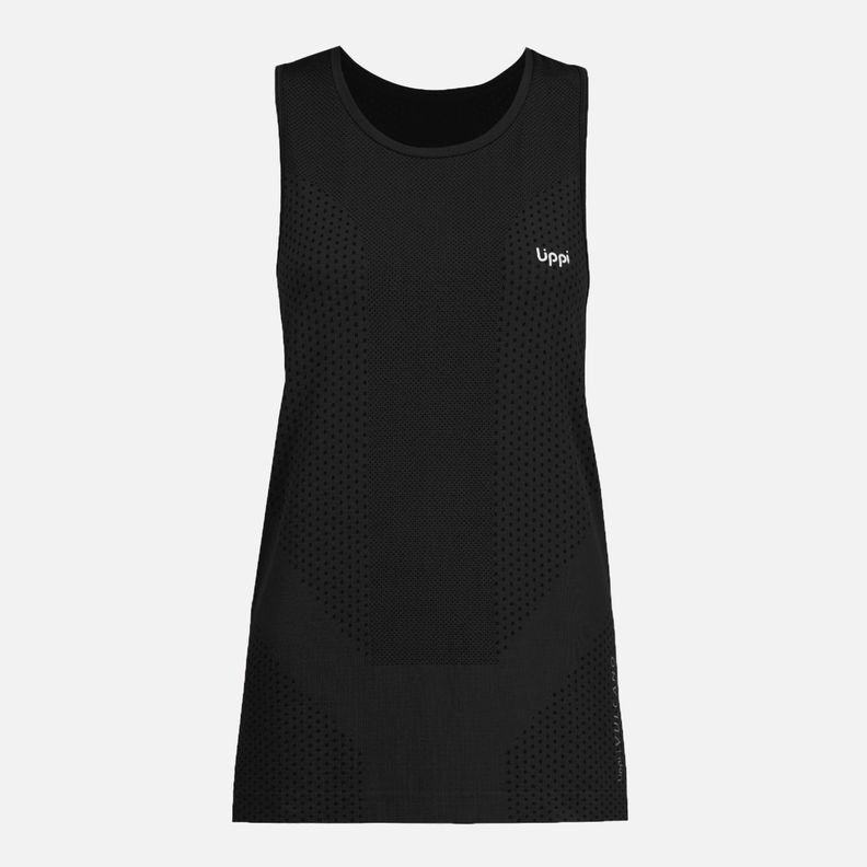 Polera Mujer 4 Run Seamless Trail T-Shirt Negro Lippi-0